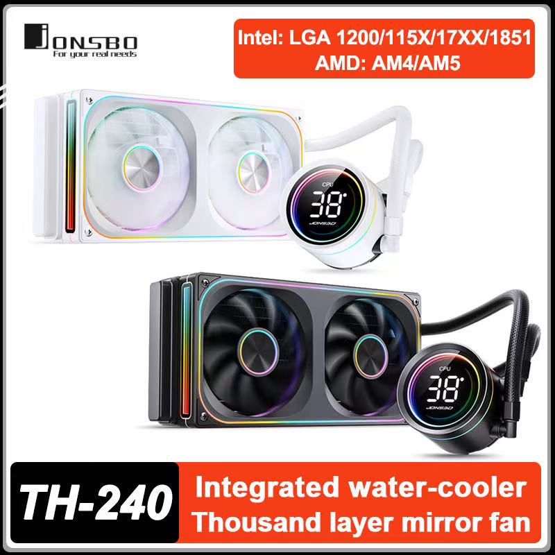 Pc Gaming Liquid - JONSBO TH-240 CPU Waterkoeler Koude Kop