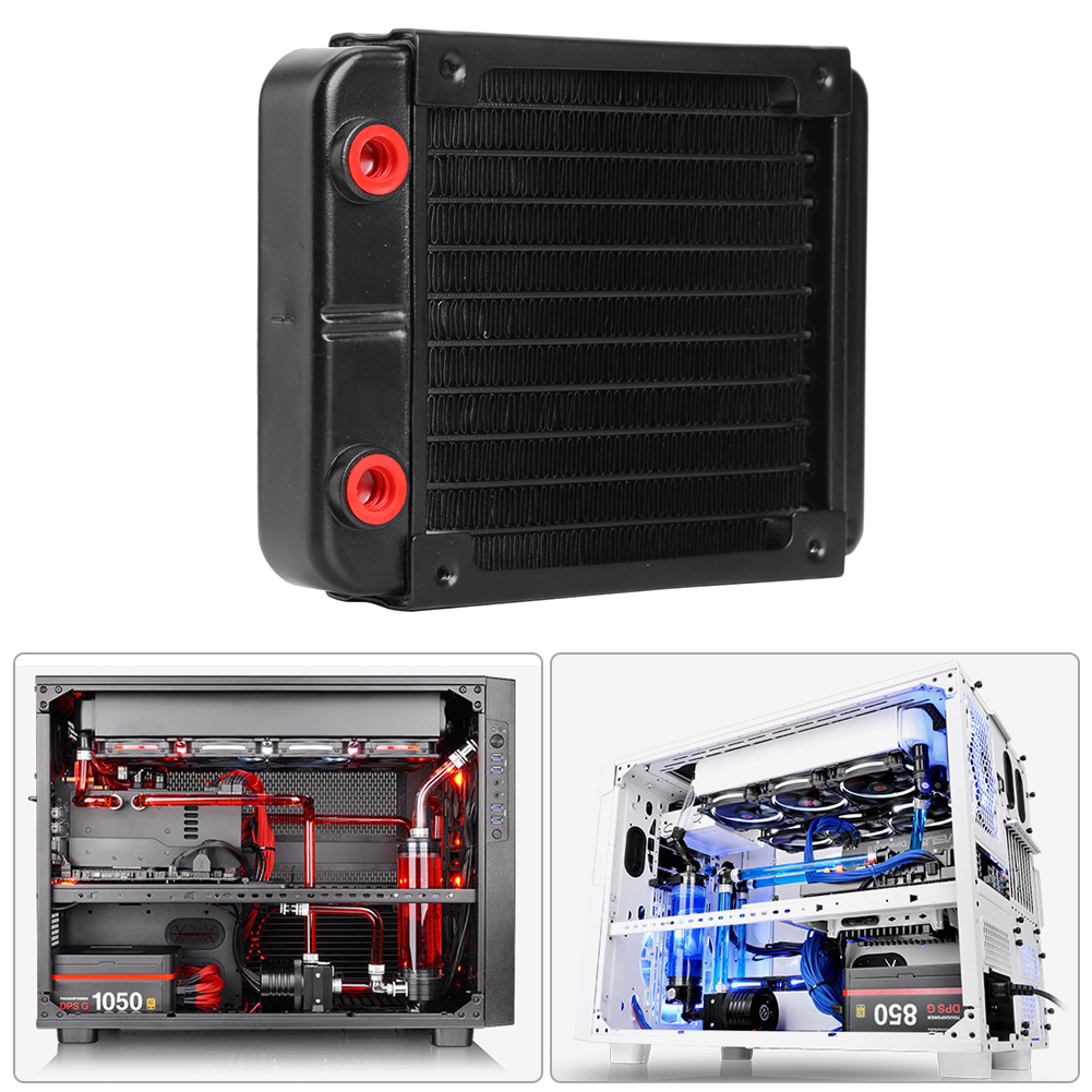 Pc Water Cooling - 120mm Waterkoeling Radiator G1/4 Draad Aluminium