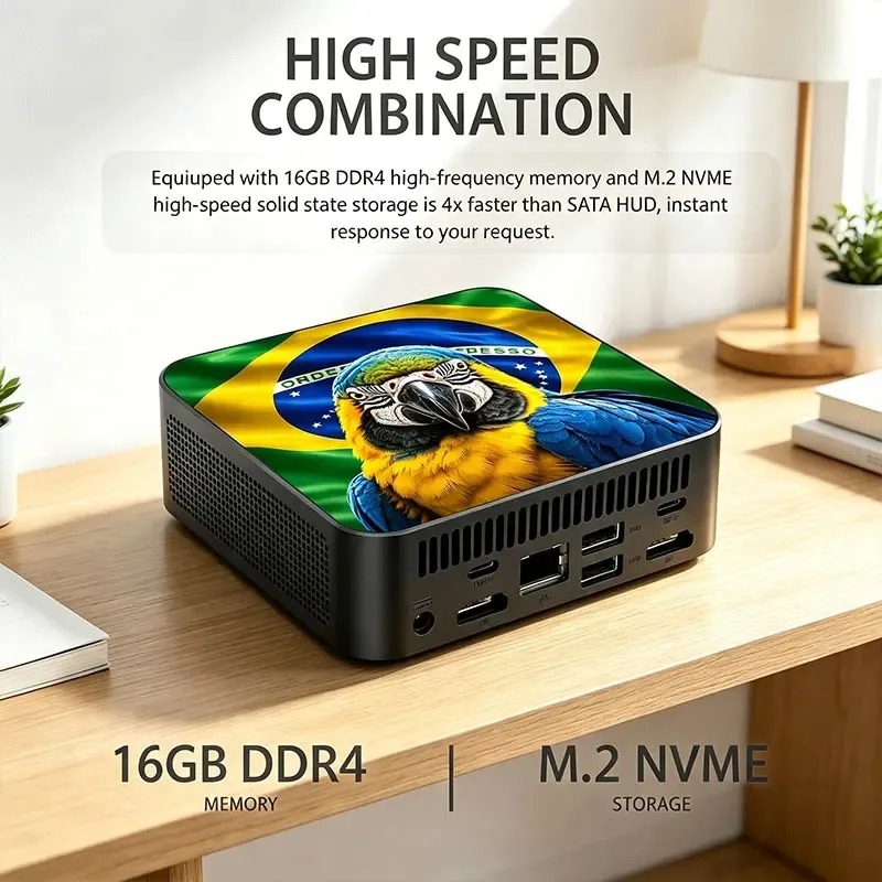 Mexico Brazilië Vlag Mini PC I - Pc Gaming Intel recensie en prijs