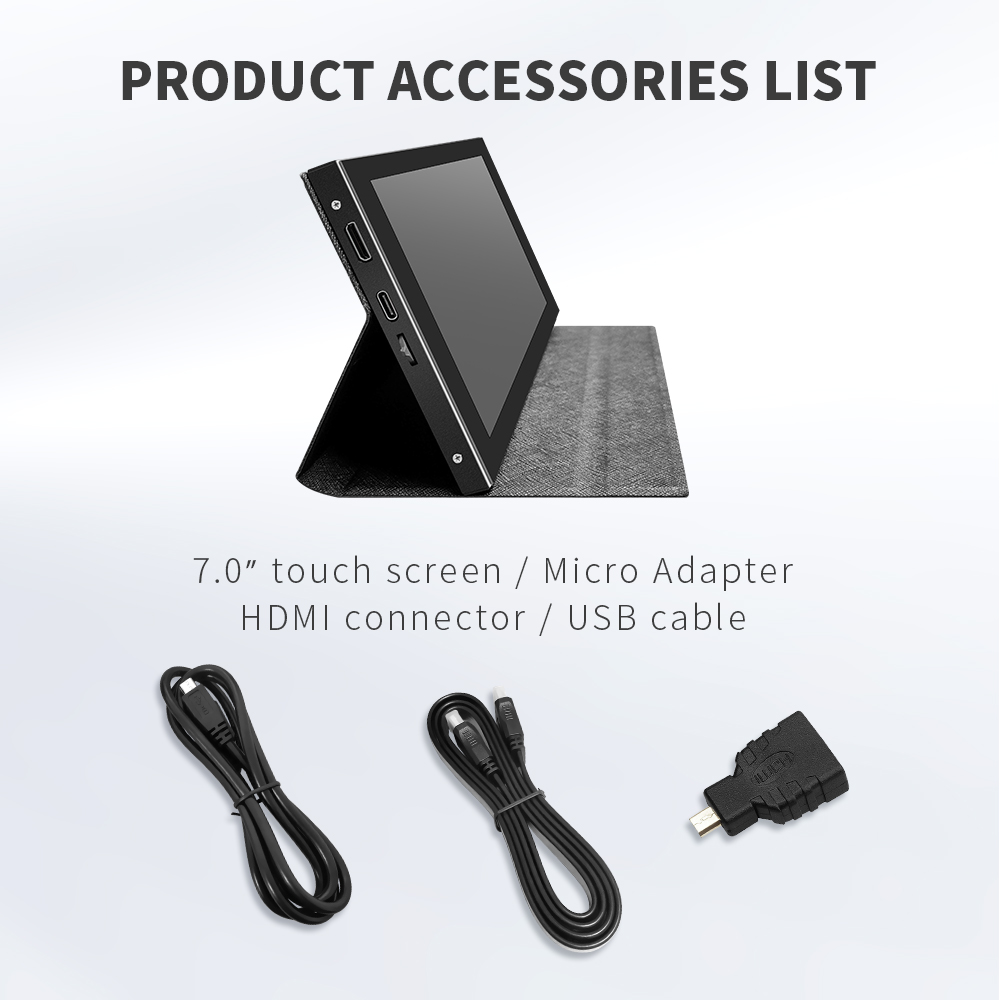 7-inch LCD-aanraakscherm IPS 1 - Pc Gaming Fullset recensie en prijs